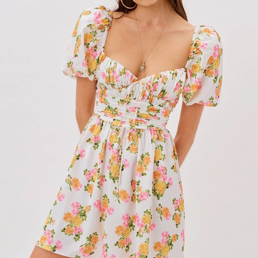 For Love and Lemons Emma Mini Dress ❤️🍋 - Picture 3 of 8